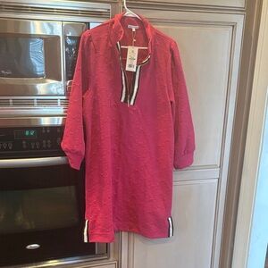 Pink Women’s Embossed Polo Dress - Unbranded